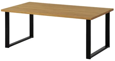 Produktbild von MASSIVMOEBEL24.DE Couchtisch Wildeiche 120x65x45 natur geölt LINDAU #02