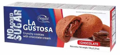 Produktbild von Butterkekse mit Schokoladencreme B/C 150g BOGUTTI