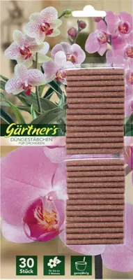 Produktbild von Gärtner´s Düngestäbchen Orchideen, 30 Stück