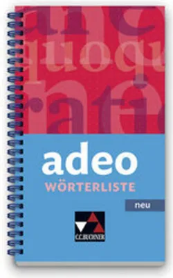 Produktbild von adeo.Wörterliste - neu
