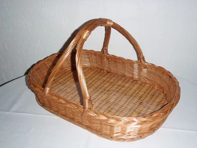 Produktbild von CZ podnos 53x33x10cm s drž., proutěný