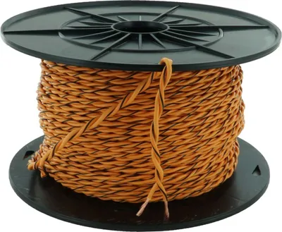 Produktbild von Verdrilltes Lautsprecherkabel 1,5 mm² Orange – OFC Kupfer