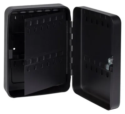 Productafbeelding van Key cabinet - YALE - YKB/540/CB2 - 46 hooks - Combination lock - Steel. Wall mounting. 30 x 24 x 8 cm