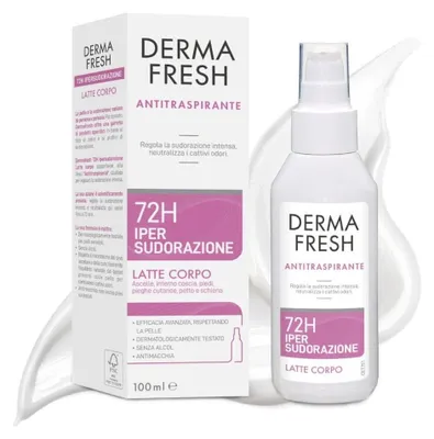 Immagine prodotto di Dermafresh 72 H Ipersudorazione Latte Corpo 100 Ml