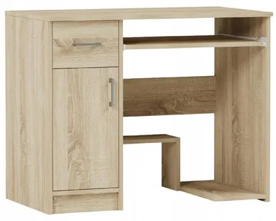 Obrázek produktu pro Psací stůl počítačový 90 cm zásuvka skříňka FRAMIRE N-10 sonoma