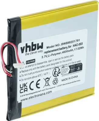 Produktbild von vhbw Akku kompatibel mit Nintendo Switch HAC-001, Switch (2017-2019), HAC-S-JP/EU-C0 Spielekonsole (4600 mAh, 3,7 V, Li-Polymer)