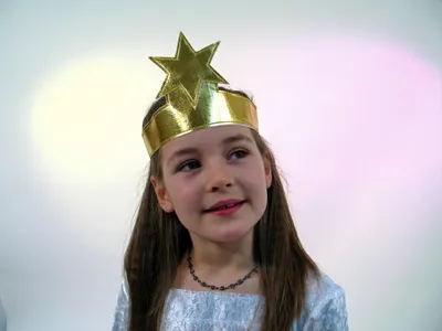 Produktbild von Sternenstirnband aus Goldfolie