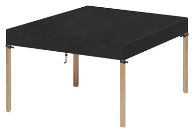 Obrázek produktu pro Ochranný kryt na venkovní stůl – voděodolný a větruodolný, rozměry 80 x 80 x 15 cm, vyrobený z tkaniny Oxford 420D