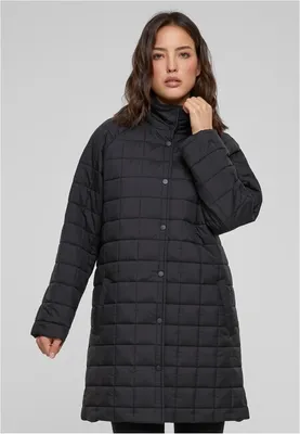 Image de Urban Classics Manteau matelassé pour dames noir - L