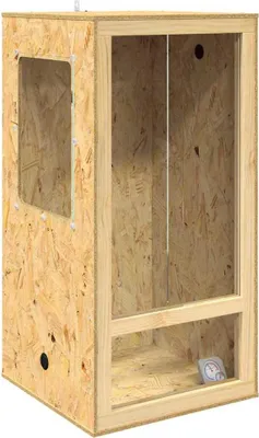 Immagine prodotto di vidaXL Terrario marrone 50 x 50 x 100 cm OSB
