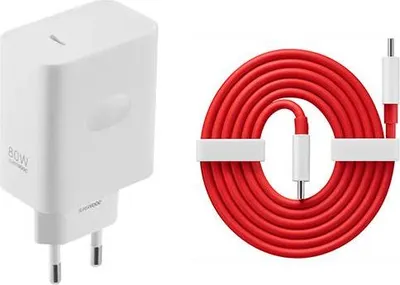 Produktbild von ONEPLUS SUPERVOOC GAN USB-C-Ladegerät 80W inkl. Ladekabel, weiss (5461100248)