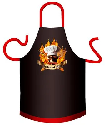 Immagine prodotto di Grembiule BBQ Pirates in Cotone Nero