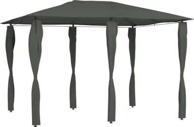 Produktbild von Pavillon mit Pfostenabdeckungen 3x4x2,6 m Anthrazit 160 g/m² , Pavillons & Partyzelte Design 2024