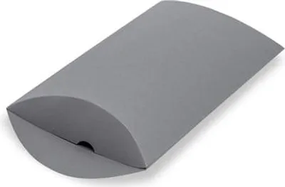 Zdjęcie produktu dla Pudełko Ozdobne Prezentowe Kartonik Poduszka 250x165x50 Szare L