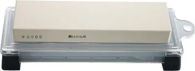 Produktbild von Japanischer Abziehstein, Körnung 1000 und 3000, Kunststoffsockel