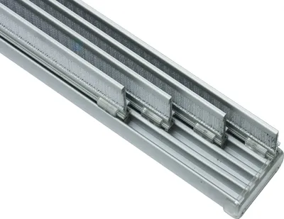 Produktbild von Gardinia Flächenvorhangschiene 4-läufig aluminium 225 cm