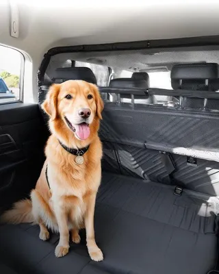 Productafbeelding van Famanu beschermrooster voor honden, 117 cm - geschikt voor kleine SUV's, bestelwagens en andere voertuigen