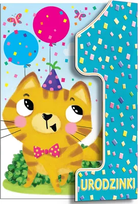 Image de Carte A5 avec rabat Chaton d'un an