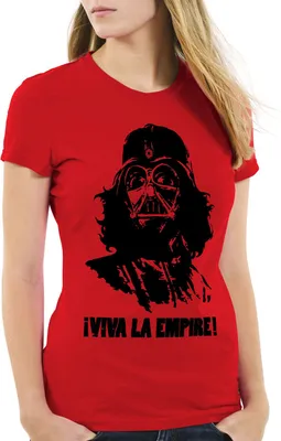 Produktbild von style3 Viva La Empire Damen T-Shirt imperium revolutionär revolution, Farbe:Rot, Größe:S
