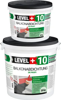 Produktbild von 30 kg, Balkonabdichtung 2K, Terrasse, Balkone, Keller, Dusche, Bad, Schwimmbäd, Dichtschlämme, Abdichtung RM10