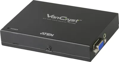 Produktbild von ATEN VGA/Audio-Cat-5-Empfänger (1024 x 768 bei 300 m), 1920 x 1200 Pixel, AV-Receiver, 300 m, Kabelgebunden, Schwarz