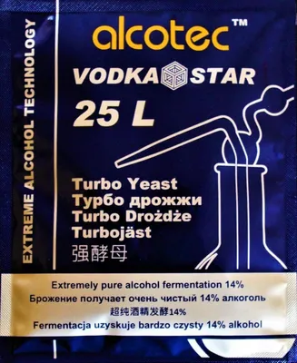 Produktbild von 40 x Alcotec VODKA STAR Turbohefe Gärhefe Hefe Brennhefe