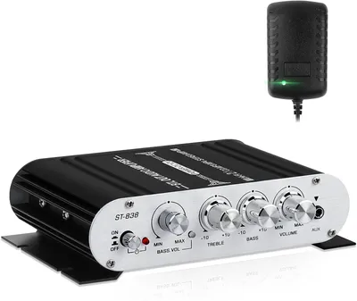 Productafbeelding van Audio Versterker 2.1 Kanaals - 200 W Uitgangsvermogen - Zwart - Hifi Versterkercomponent