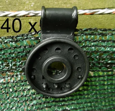 Produktbild von 40 Clip Befestigungen Schattiergewebe Sichtschutz Blende Zaun-blende Schutznetz