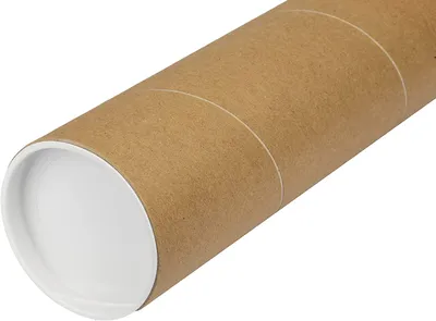 Produktbild von V1 Trade Versandrolle 75 cm mit Deckeln Ø7 cm – Verpackungsrolle für Zeichnungen, Plakate & Dokumente DIN A5 (1 Stück)