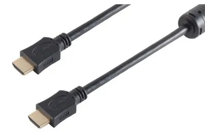 Produktbild von HDMI A-Stecker/HDMI A-Stecker verg Ferrit HEAC 2m