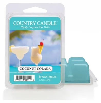 Image de Bougie parfumée Country Candle, senteur Coconut Colada (64 g)