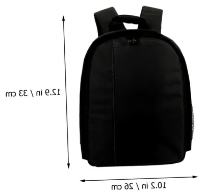 Produktbild von Kamerarucksack aus Nylon mit stoßfestem Schutz und Schultergurten für Reisen und Outdoor-Fotografie