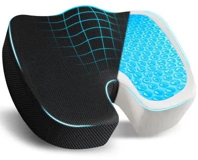 Immagine prodotto di Omgoods - Cuscini per auto confortevoli - Realizzati in memory foam per un supporto ottimale