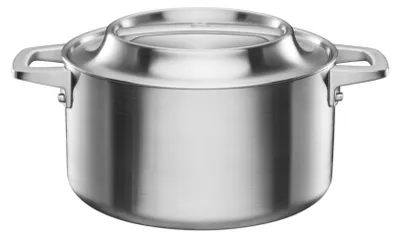 Produktbild von Fiskars 1067639, 3 l, Rund, Edelstahl, Edelstahl, Keine Beschichtung, Edelstahl
