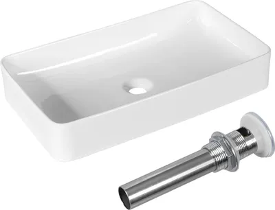Immagine prodotto di Lavabo in porcellana BA7540, 60 x 35 x 11 cm, bianco