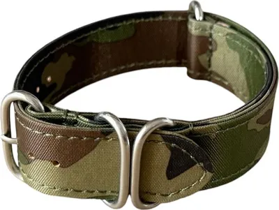Image de Ceinture de Montre NATO en Nylon Camouflage 22mm avec Boucle en Acier