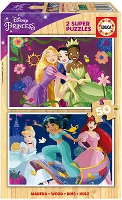 Immagine prodotto di Puzzle 2X50 Principessa Disney 19672 Educa