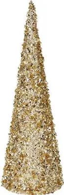 Produktbild von Goodwill Weihnachtsbaum Glitter Gold-Creme H 62 cm