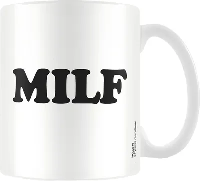 Immagine prodotto di Pyramid International - Tazza da caffè "MILF" PM1638 (Taglia unica) (Bianco/Nero)