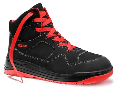 Immagine prodotto di Stivale di sicurezza stringato MAVERICK nero-rosso Mid ESD S3, taglia 44
