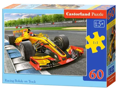 Produktbild von Castorland Racing Bolide on Track, Puzzle 60 Teile