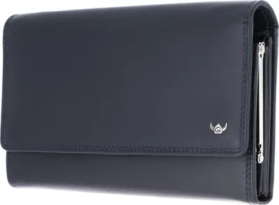 Zdjęcie produktu dla Portfel skórzany Golden Head Polo RFID Protect z zatrzaskiem 2801 Granatowy ciemnoniebieski