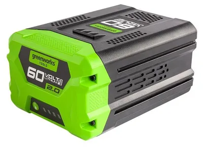 Produktbild von Greenworks G60B2 Akku 60V 2Ah – Lithium-Ionen Akku mit LED-Ladeanzeige für alle Greenworks 60V Geräte