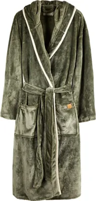 Productafbeelding van Vinga - "Louis Luxury" badjas voor heren/dames, uni model XD411 (maat S-M) (groen)