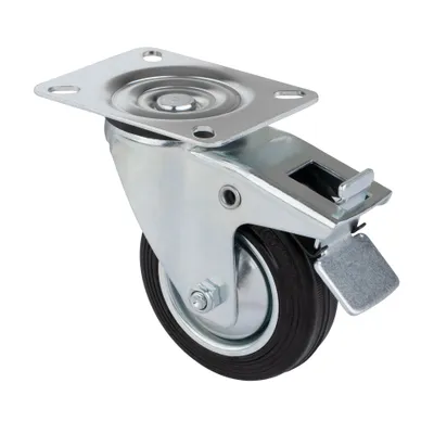 Obrázek produktu pro Walteco Transportní kolečko, otočné s brzdou, průměr 100 mm