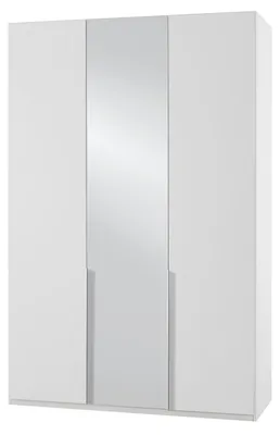 Image de Armoire New York B, armoire de chambre à coucher avec miroir, disponible en blanc