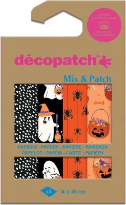 Produktbild von Décopatch 6x Mix & Patch Halloween DP051C