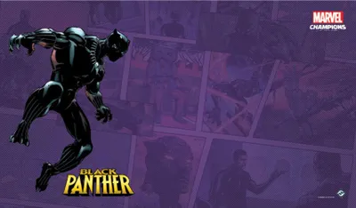 Immagine prodotto di Marvel Champions: Tappetino di gioco per Black Panther