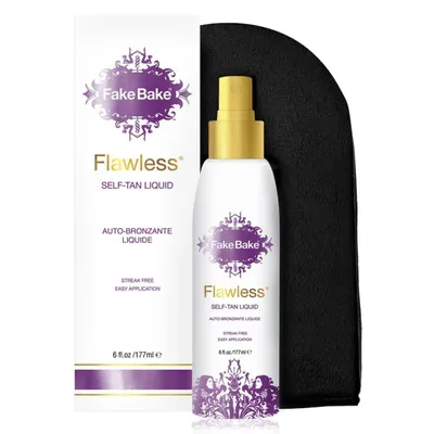Productafbeelding van Fake Bake Flawless vloeibare zelfbruiner + applicatiehandschoen