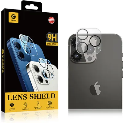 Produktbild von Glas für die Kamera Mocolo Lens Shield für iPhone 14 Pro, transparent